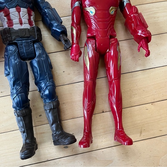 2018 Captain America & Iron Man Figure 12" Titan Hero Series Avengers Marvel - Picture 3 of 8